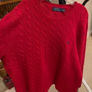 Polo Ralph Lauren red 2XL Mens sweater
